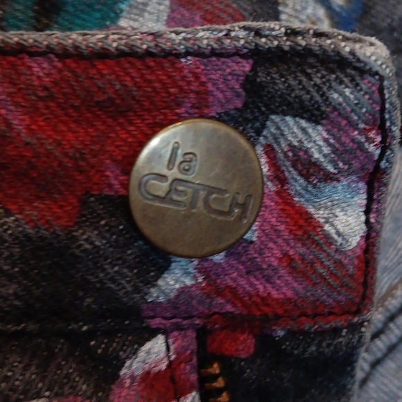 La Cetch vintage floral jeans 9 - Picture 3 of 9